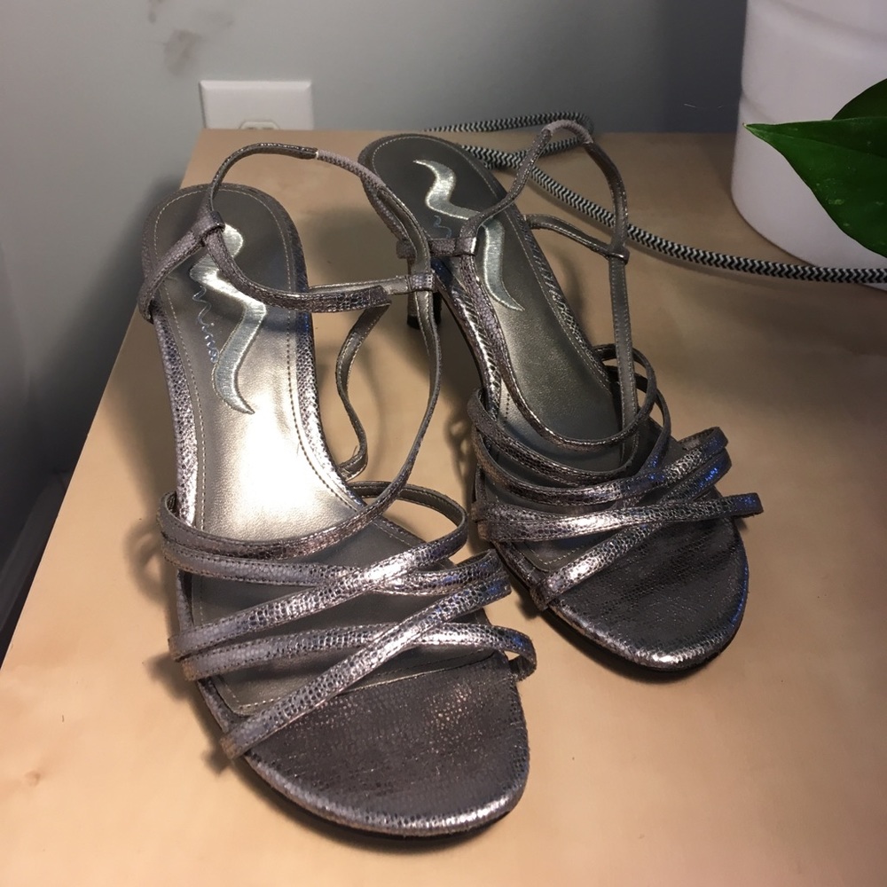 Silver heels